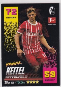 Topps Match Attax Bundesliga 22/23 No. 508 Yannik Keitel