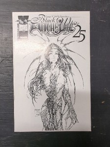 Witchblade #25 Dynamic Forces Exclusive Black & White Sketch Cover Comic Book