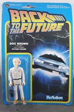 Doc Brown, Back to the Future, Funko ReAction Figure, Light Wear, New
