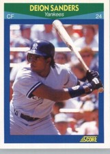 1990 Score Rising Stars -  #40 Deion Sanders