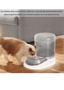 Cat Water Fountain Compatible with BRITA Filter,Wireless Pet Fountain Battery... - Picture 1 of 7