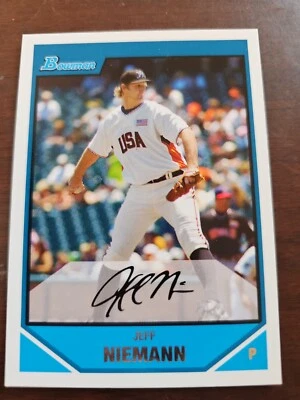 2007 Bowman Draft Picks & Prospects Prospects #BDPP83 Jeff Niemann - Image 1 of 2