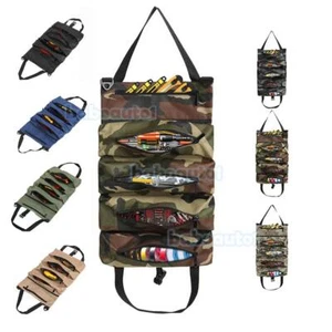 Car Roll Up Tool Bag with 5 Pockets Multi-purpose Heavy Duty Tool Organizer - Picture 1 of 12