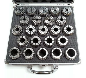 ER40 Collet Set - 23 Piece Metric 4-26mm With Optional Holder MT4 MT3 R8 - Picture 1 of 8