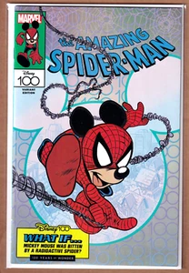 AMAZING SPIDER-MAN #35 DISNEY100 WHAT IF? VARIANT AMAZING 300 HOMAGE 2023 NM - Picture 1 of 1