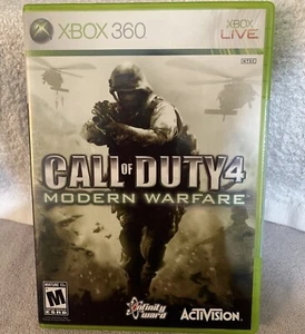 Call of Duty 4: Modern Warfare Xbox 360, 2007) CIB Disc Is Near Mint W/Manuel - Picture 1 of 14
