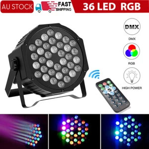 36 LED RGB DMX Beam Light Stage PAR Party DJ Disco Party Wedding Lights Show AU - Picture 1 of 18