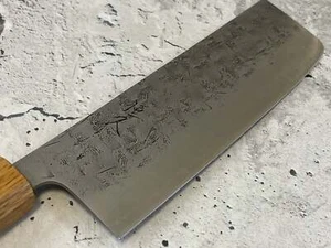 Tsunehisa SLD Washiji KOY Nakiri Knife 170mm Japan 🇯🇵 Oak Yaki Handle - Picture 1 of 13