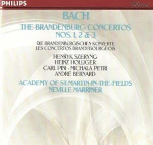 Bach: The Brandenburg Concertos Nos. 1, 2 & 3 (CD, 1981, Philips) *NEW SEALED* - Picture 1 of 1