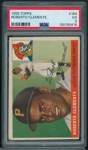 1955 Topps Roberto Clemente Rookie #164 PSA 3 VG Pittsburgh Pirates HOF C8 - Bild 1 von 2