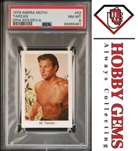 TARZAN PSA 8 1978 Andra Motiv Dina Idoler II A #52 - Picture 1 of 2