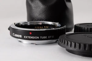 Tubo di prolunga Canon EF12 come nuovo con tappi, custodia dal Giappone - Foto 1 di 24