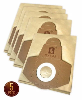 5 X LIDL PARKSIDE PWD 20 A1 (1300W) COMPATIBLE VACUUM BAGS - Image 1 of 2