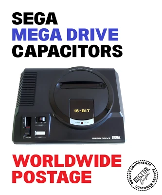 Sega Mega Drive Model 1 Capacitors / 39 x Cap + 2 x Voltage Regulators Kit - Image 1 of 4