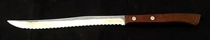 CUCHILLO DENTADO ""FLINT"" CON PUNTA DE FLECHA -- HOJA DE 8" -- COMO NUEVO - Imagen 1 de 1