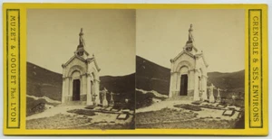 Stéréo 1870-80 Muzet & Joguet. Notre-Dame de La Salette. Chapelle de l'Ascension - Picture 1 of 1