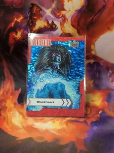 2022-23 Upper Deck Marvel Blackheart Blue Sparkle Parallel #009 Nuevo Casi Nuevo Raro Difícil de Encontrar - Imagen 1 de 2