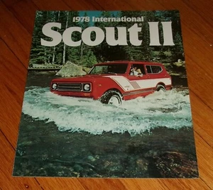 Original 1978 International Scout II Verkaufsprospekt Katalog - Bild 1 von 2