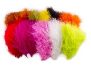 Veniard Strung Marabou Bloods Feathers, Assorted Colours For Fly Tying - Picture 1 of 1