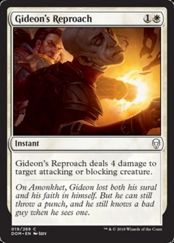 x1 Gideon's Reproach - Dominaria - NM - MTG - Image 1 of 1