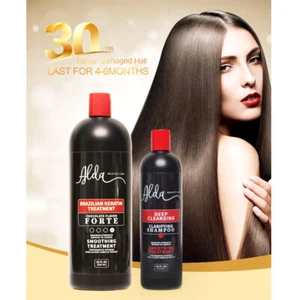 Alda Brazilian Keratin Treatment CHOCOLATE + Chelly Shampoo Clarifiyng 16 fl oz - Picture 1 of 5