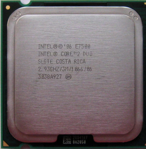 4x Intel Core 2 Duo 3M/1066Hz/06 LGA 775 CPU Lot: 2x E7500, 1x E7300, 1x E7200 - Image 1 of 1