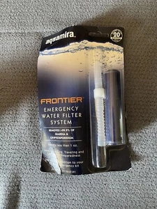 Aquamira Frontier Emergency Water Filter System 67005 Filters Up To 20 Gallons - Picture 1 of 4