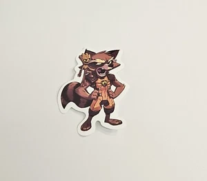 Rocket Raccoon And Tiny Groot Sticker Guardians Of The Galaxy Skateboard Decal - Picture 1 of 4