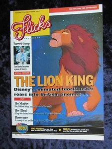Flicks Magazine The Lion King cover and feature - Disney - Picture 1 of 7