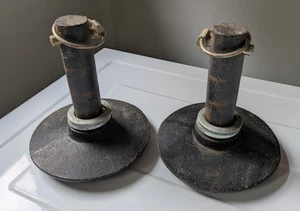 Lot of Two Snow Plow Shoe Assemblies Assembly Metal - Bild 1 von 7