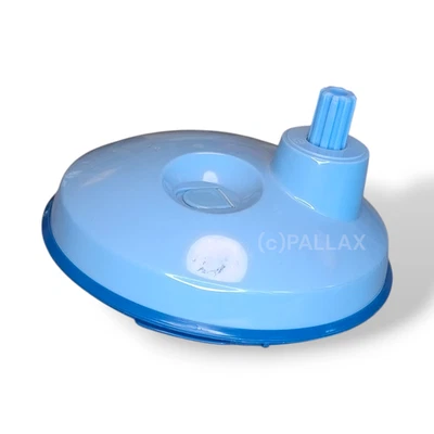 TUPPERWARE ERSATZTEIL FUNKTIONS-DECKEL FÜR D98 D115 QUICK-CHEF BLAU - Bild 1 von 2