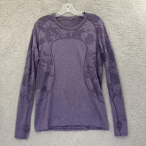 Lululemon Swiftly Tech Long Sleeve Shirt Concord Grape Purple Athletic Women 12 - Picture 1 of 6