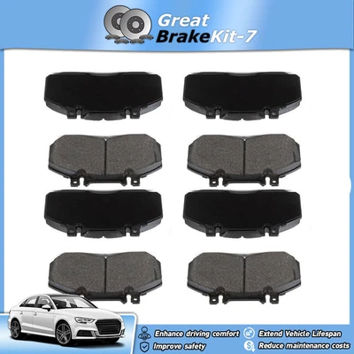 Front Rear Disc Brake Pads Kit for 2005 2006 2007 2008 2009 2010 Hino 165 4.7L - Image 1 of 4