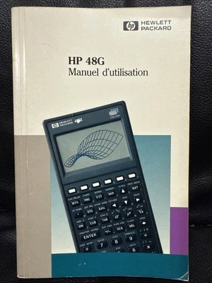 HP 48G Series FRENCH Advanced User's Reference Manual | Manuel d'utilisation - Image 1 of 3