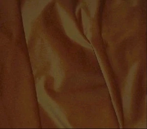 Mittelbrauner Samt Kleiderstoff Stoffstück ca. 134 x 141 cm - Bild 1 von 1
