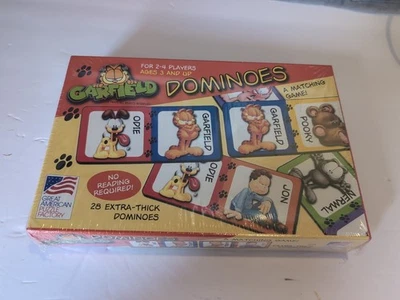 Garfield Dominoes Game (Great American Puzzle Factory, 2005) New In Box, Sealed  - Image 1 of 2