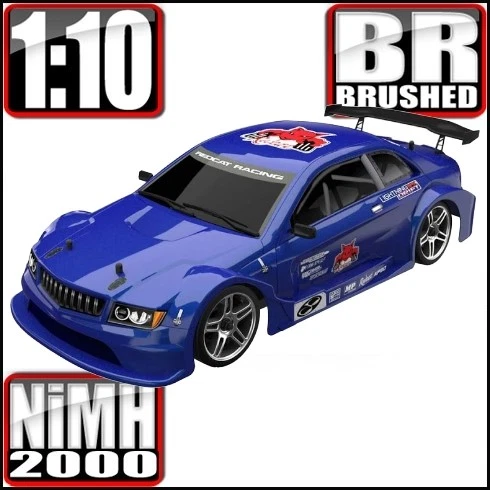 Redcat Racing Metallic Blue LIGHTNINGEP-DRIFT-BL EXP Drift 1:10 - Image 1 of 1