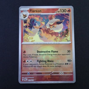 Flareon Poké Ball Reverse Holo 013/131 Prismatic Evolutions Pokemon Card NM/M - Foto 1 di 2