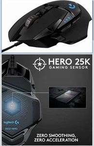 Logitech G502 HERO Wired Gaming Mouse - 910-005469 - Picture 1 of 5