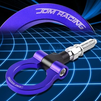 Kit de gancho de reboque dianteiro/traseiro de alumínio azul 7" para 1997-2006 BMW 3/5/7 Series Z3/Z4 - Imagem 1 de 4