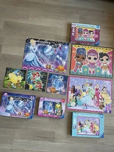 Puzzle Paket - Cinderella, Arielle, Lol, +++ - Bild 1 von 11