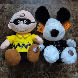 Peanuts 50° Halloween Snoopy Scheletro Charlie Brown Peluche Animato Musica Movimento - Foto 1 di 7