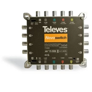 Televes Guss-Multischalter 5in8 NEVO 714403 MS58NCQ (8424450172865) - Bild 1 von 2