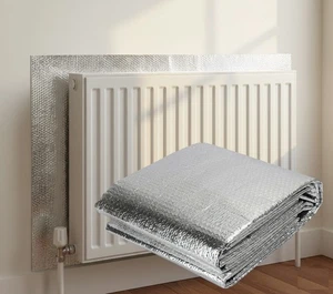 Flexible 5m x 30cm Radiator Heat Reflective Insulating Foil Sheet Energy Saving - Picture 1 of 9