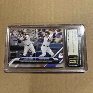 Aaron Judge / Shohei Ohtani 2024 Topps Now-OS-JO-CGC Pristine 10 Black Label - Picture 1 of 6