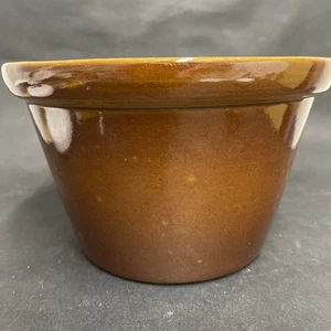 Vintage Lancashire Hotpot brown glazed farmhouse/stoneware bowl 9” X 5.5” - Picture 1 of 7