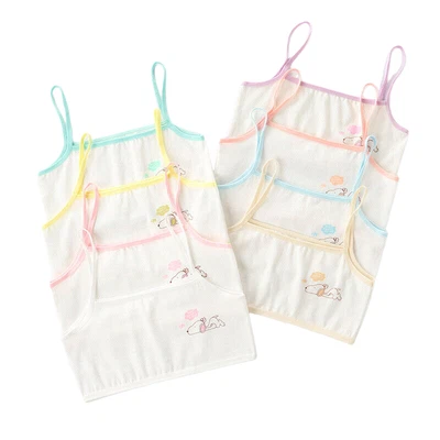 8 Pcs Girls Training Bras Cotton Teenage Underwear for Kids Puberty Age 8 -12 - image 1 of 4