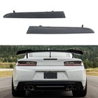 Smoke Lens Rear Bumper Diffuser Reflectors For Chevy Camaro 2016-2022 LT SS ZL1
