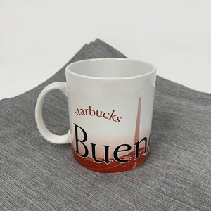Tazza Starbucks BUENOS AIRES, Argentina City serie da collezione 16 oz - rossa 2008 - Foto 1 di 10