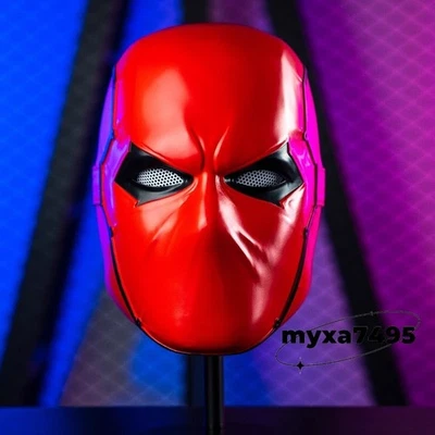 Red Hood Mask Cosplay Batman Superhero 1/1 Helmet Marvel Wearable New Halloween - Image 1 of 4